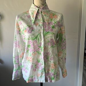 Vintage Floral Button down